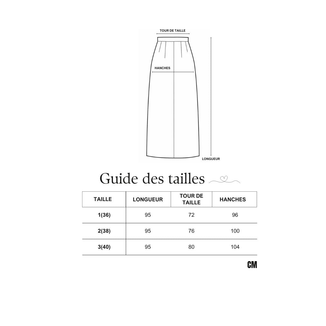 JUPE À PLIS NERVURES - BEIGE BLÉ