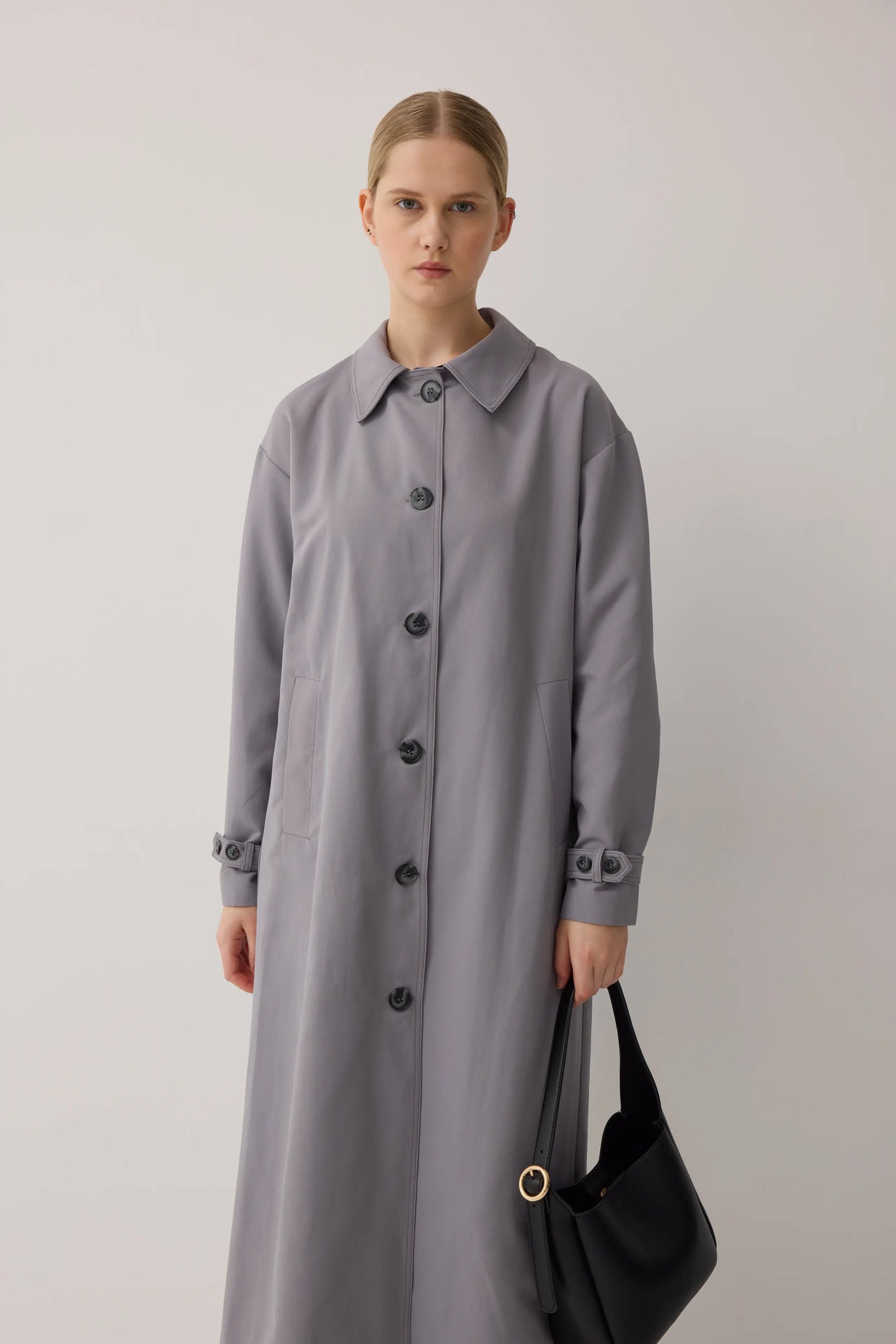 TRENCH-COAT - GRIS ORAGE
