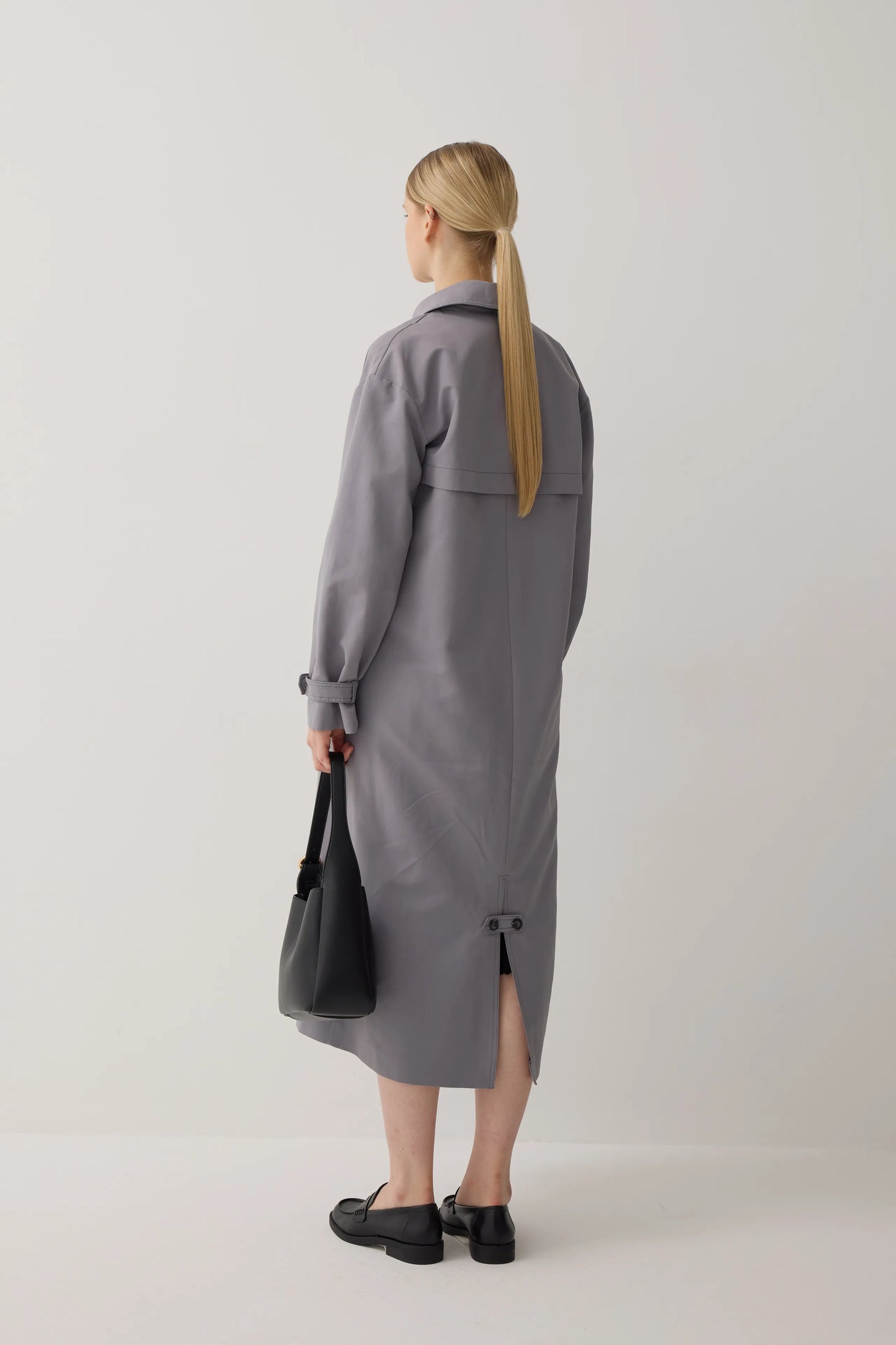 TRENCH-COAT - GRIS ORAGE