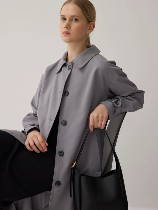 TRENCH-COAT - GRIS ORAGE