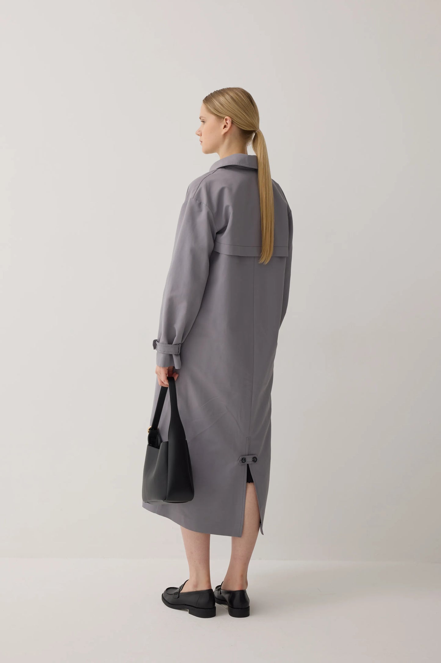 TRENCH-COAT - GRIS ORAGE